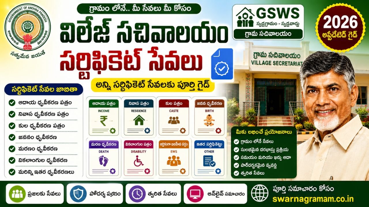 Village Secretariat Certificate Services