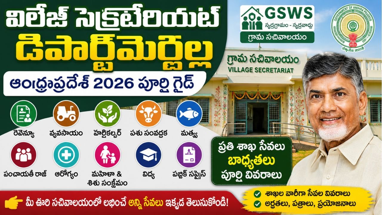 Village Secretariat Departments