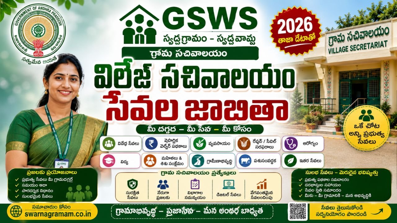 Village Secretariat Services List