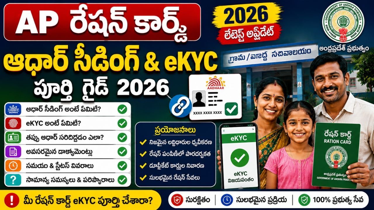 AP Ration Card Aadhaar Seeding
