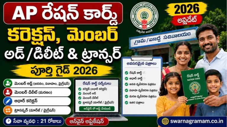 AP Ration Card Correction