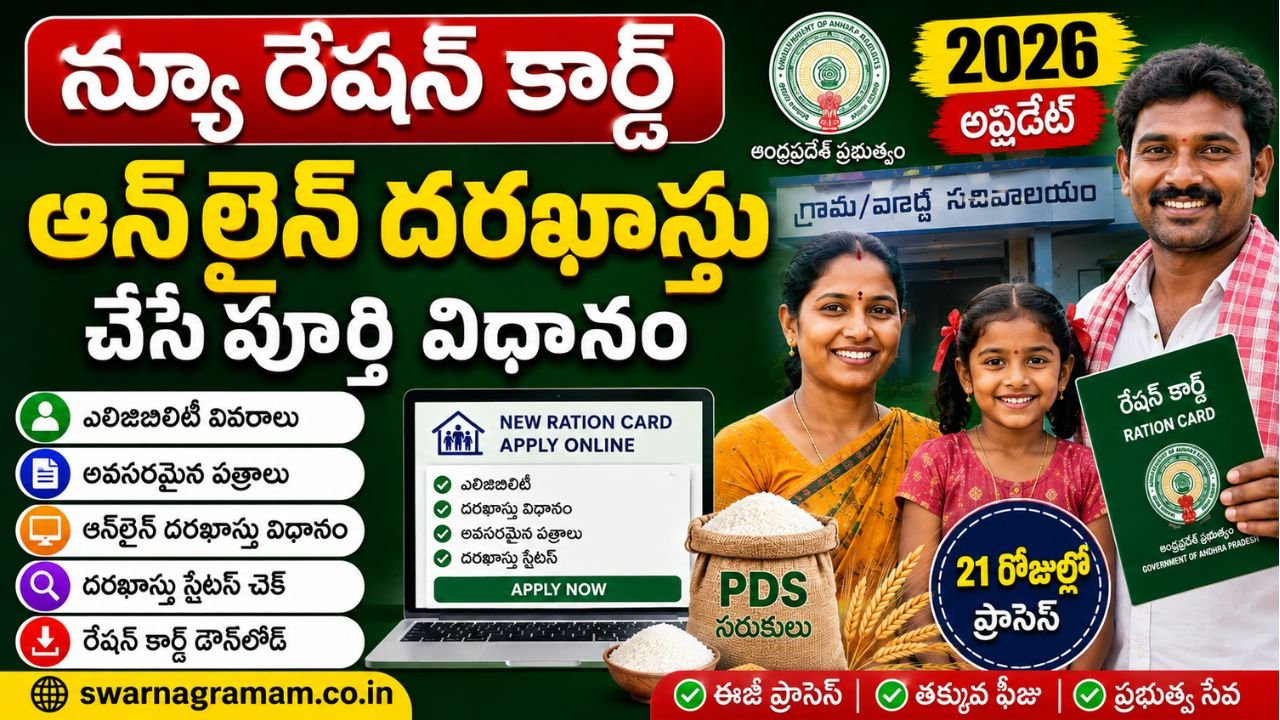 New Ration Card Apply Online Andhra Pradesh