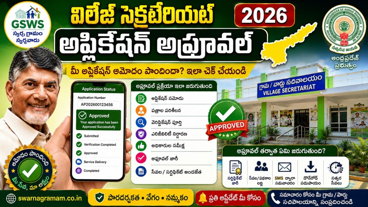 Village Secretariat Application Approval
