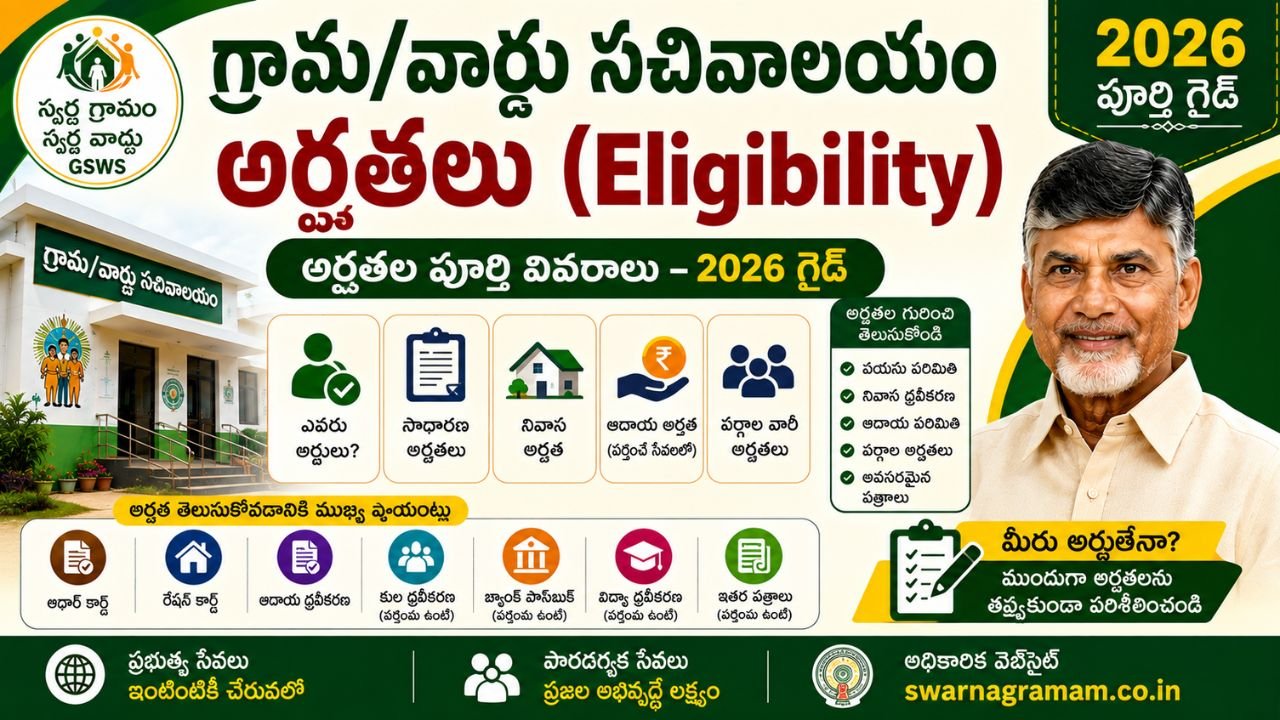 Village Secretariat Eligibility