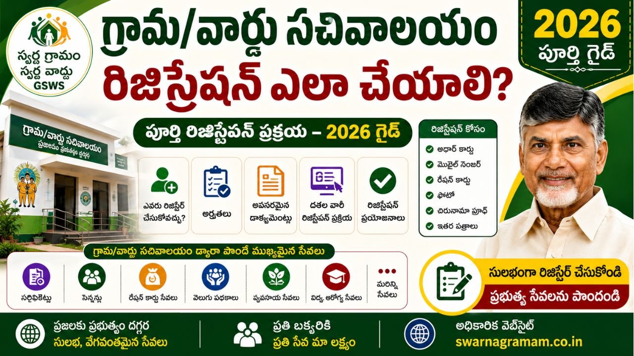 Village Secretariat Registration